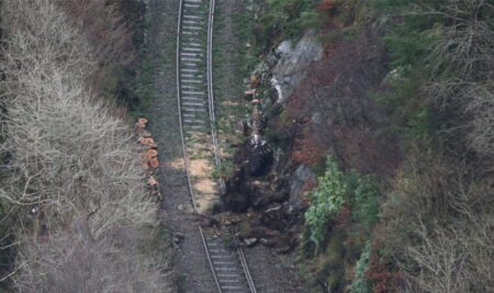 How storms and flooding affect the railway